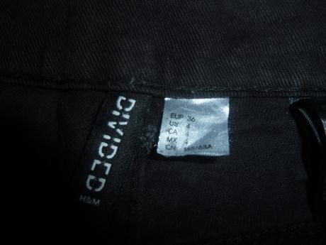 Široké džíny, kapsáče, h&m,158