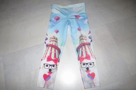 Barevné legínky s pejskem, f&f,104