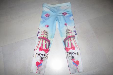 Barevné legínky s pejskem, f&f,104