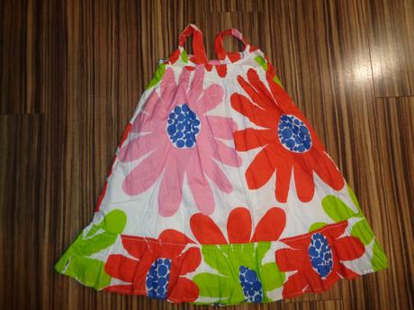 Veselé květované šaty, mini boden,110