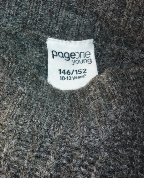 Šedý dívčí delší svetr takko fashion, takko,152