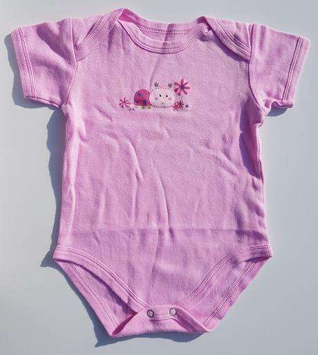 C307	dívčí body s krátkým rukávem beruška vel. 80, early days,80