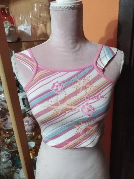 Tílko bavlna, barbie,116