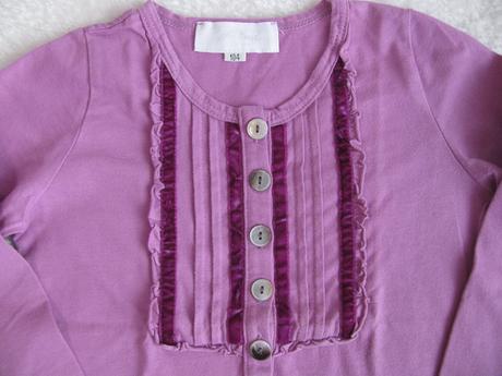 Bavlněné lila tričko, 104