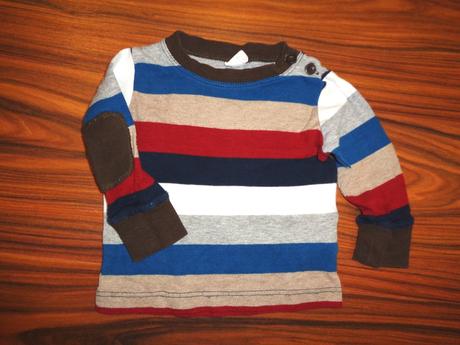 Super pruhované tričko, h&m,68