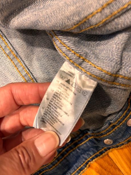 Džínová bunda denim, h&m,158