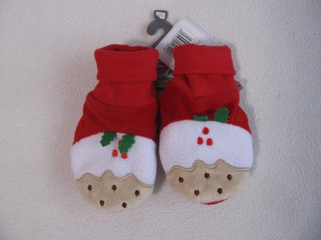 Dětské papučky, capačky-vánoční motiv, 68