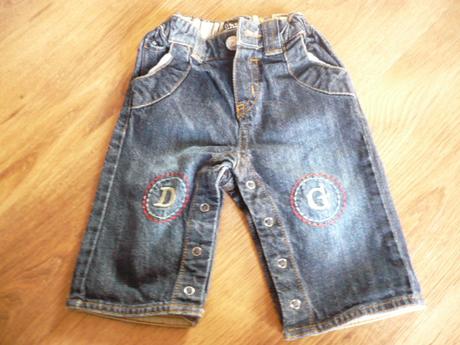 Riflové kraťasy, zn. dolce&gabbana, vel. 4 roky, 104