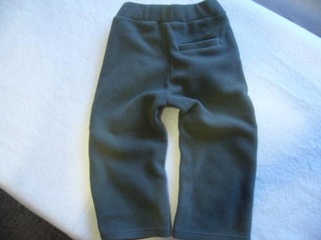 Flísové khaki tepláky/kalhoty vel.92/98, kenvelo,92