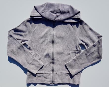 L136	dívčí sametová mikina s kapucí vel. 128, cherokee,128