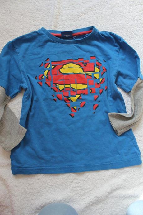 Modré tričko superman, rebel,110