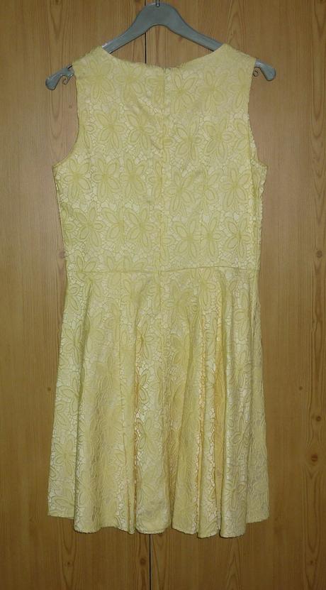Světle žluté dámské šaty kalami exclusive, m