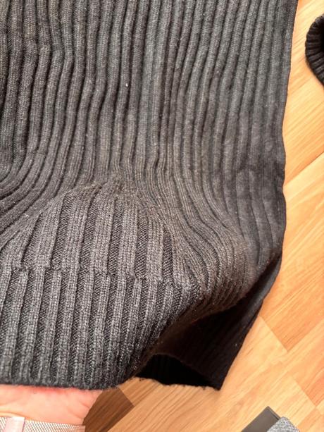 Teplé pletené šaty, h&m,s