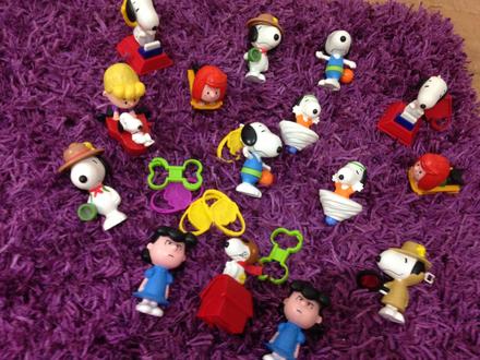 Figúrky z snoopy a charlie brown-peanuts vo filme, 