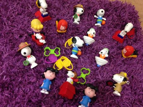 Figúrky z snoopy a charlie brown-peanuts vo filme, 