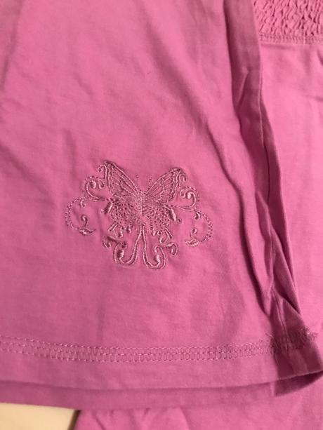 2x tilka, tuniky s motýlkem, 122+128, 128