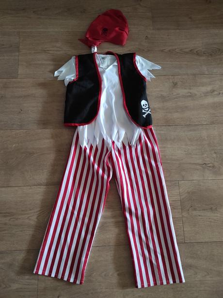 Karnevalový kostým h&m pirát vel. 122/128, 