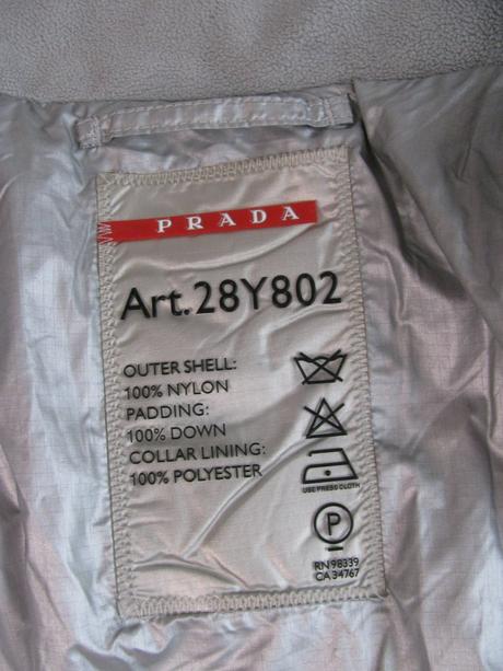 Dámská péřová zimní bunda prada, prada,l
