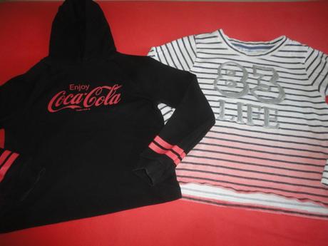 V top stavu crop top mikina coca-cola,vel. 158/164, 158