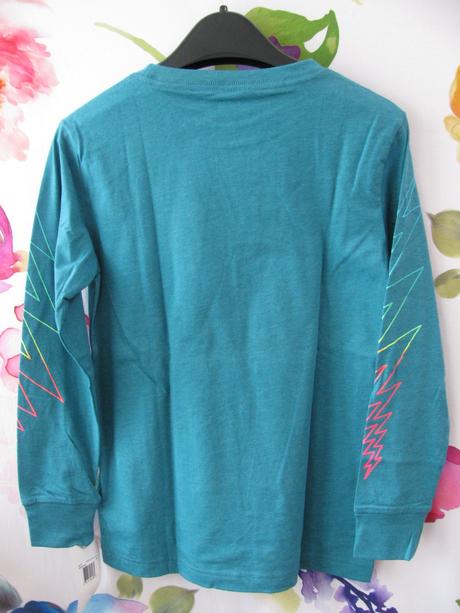 Chlapecké bavlněné tyrkysové tričko, 152