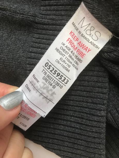 Svetr tmavě šedý - v.4/5 let, marks & spencer,110
