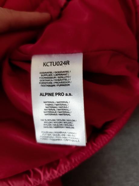 Dívčí kabát alpine pro aricano,vel.140/146, alpine pro,140