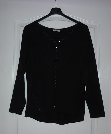 Černé dámské oversize tričko megi, m