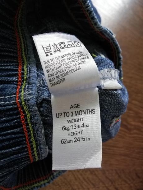 Rifličky 0-3m, marks & spencer,62