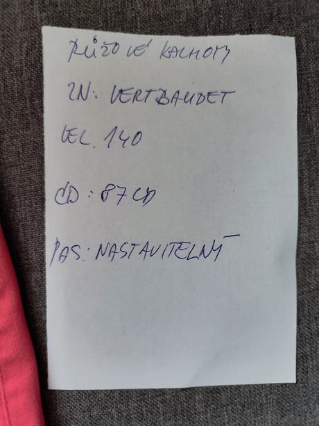 Růžové kalhoty vertbaudet,vel.140, vertbaudet,140