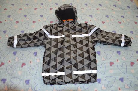 110 116 nepromokavá bunda do deště reflexní, 116