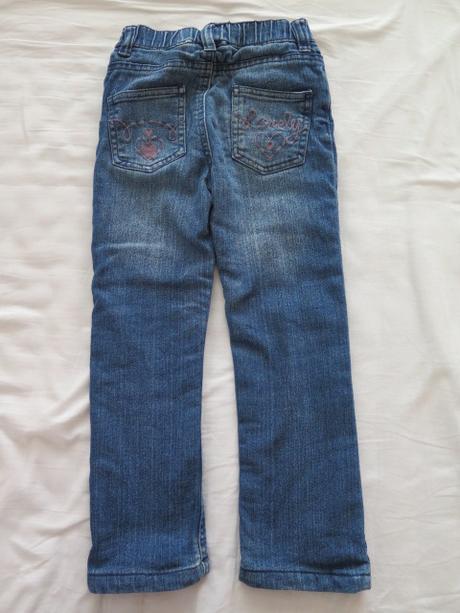 Džíny zateplené se srdíčky, kiki&koko,110