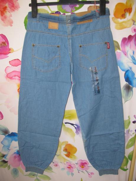 Letní džínové kotníkové kalhoty lee cooper, lee cooper,164