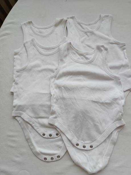 Dětské body bez rukávů, 80