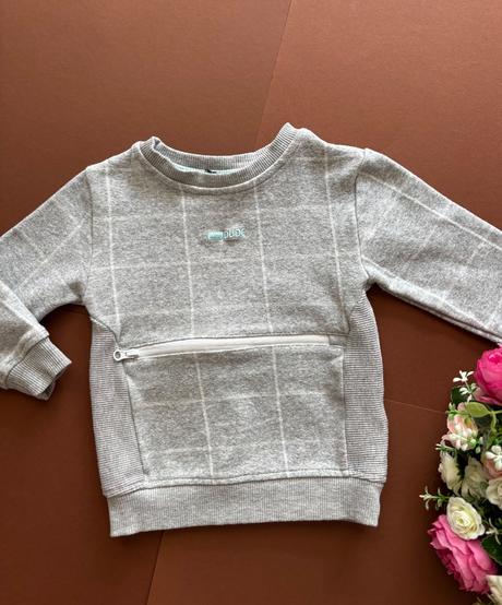 Mikina šedá - v.9/12 mes., primark,80