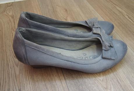 Dámské kožené lodičky, boty tamaris vel.40, tamaris,40