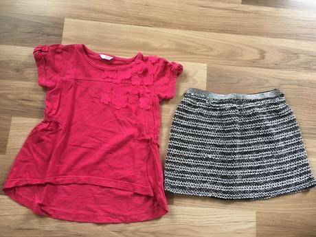 Sukně + tričko, pepco,128
