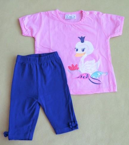 Komplet triko + 3/4 legíny, kiki&koko,80