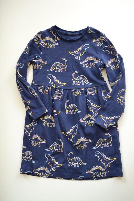 Bavlněné šatičky s dinosaury, marks & spencer,116