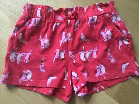 Bavlněné kratasky šortky, h&m,110