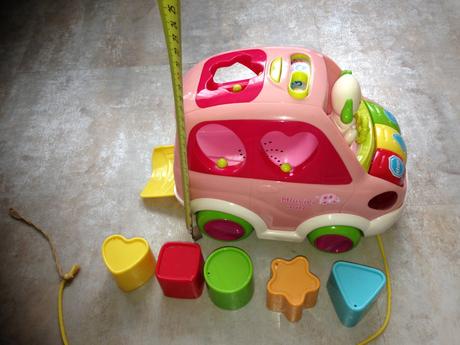 Růžové mluvící auto vtech tvary čísla barvy věk 2+, 