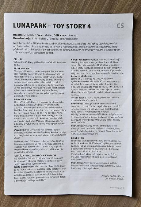 Dětská hra lunapark toy story 4 příběh hraček, 