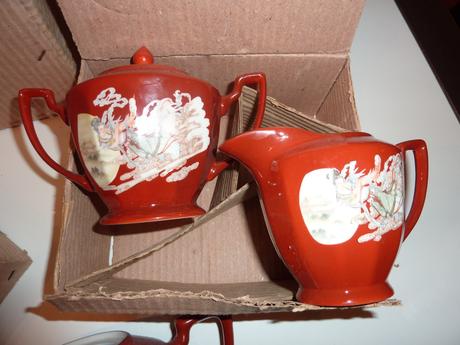 Porcelánový čajový servis - čína, 