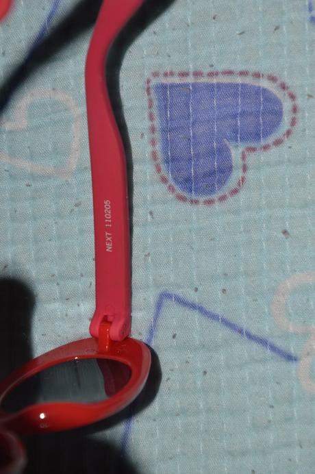 Červené sluneční brýle s puntíky, 1-3 roky, next, 