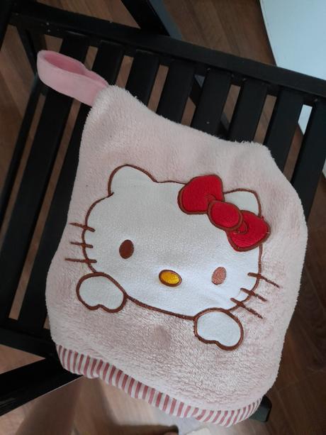 Deka hello kitty cestovní do kapsičky růžová, 