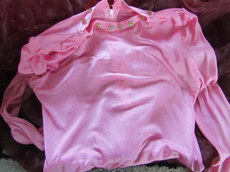 Šaty a sukně pro princeznu na maškarní vel.128/140,