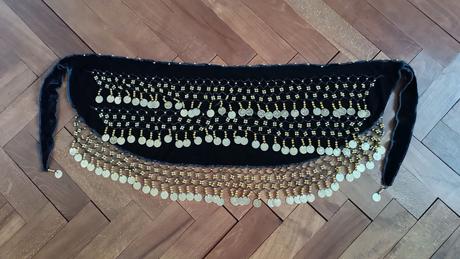 Šátek s "penízky" na břišní tance,