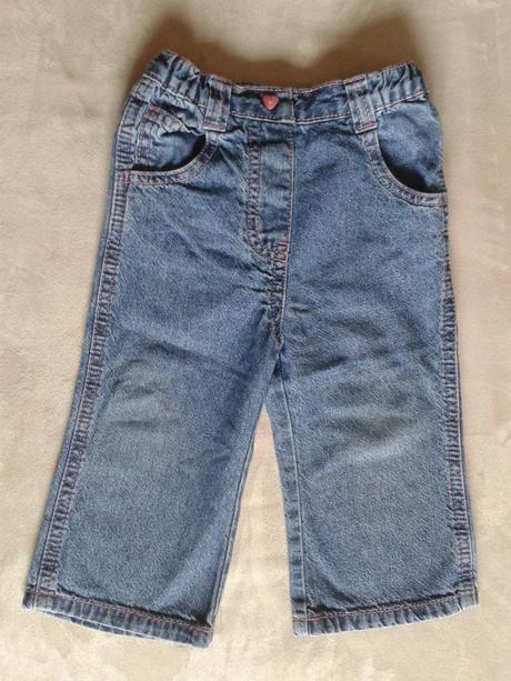 Džínečky s růžovou nitkou, george,80