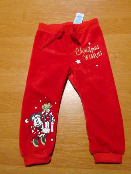 Vánoční kalhoty disney vel 86-92, 92