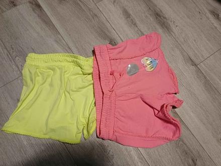 2x nové dívčí kraťasy f&f, vel 11-12 let, 152