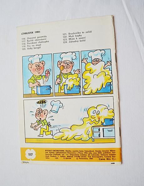 Dětský časopis čtyřlístek 117/ rychlé občerstvení, 